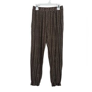 Kyte Baby Pant In Espresso Herringbone Size XS